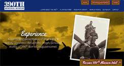 Desktop Screenshot of 390th.org